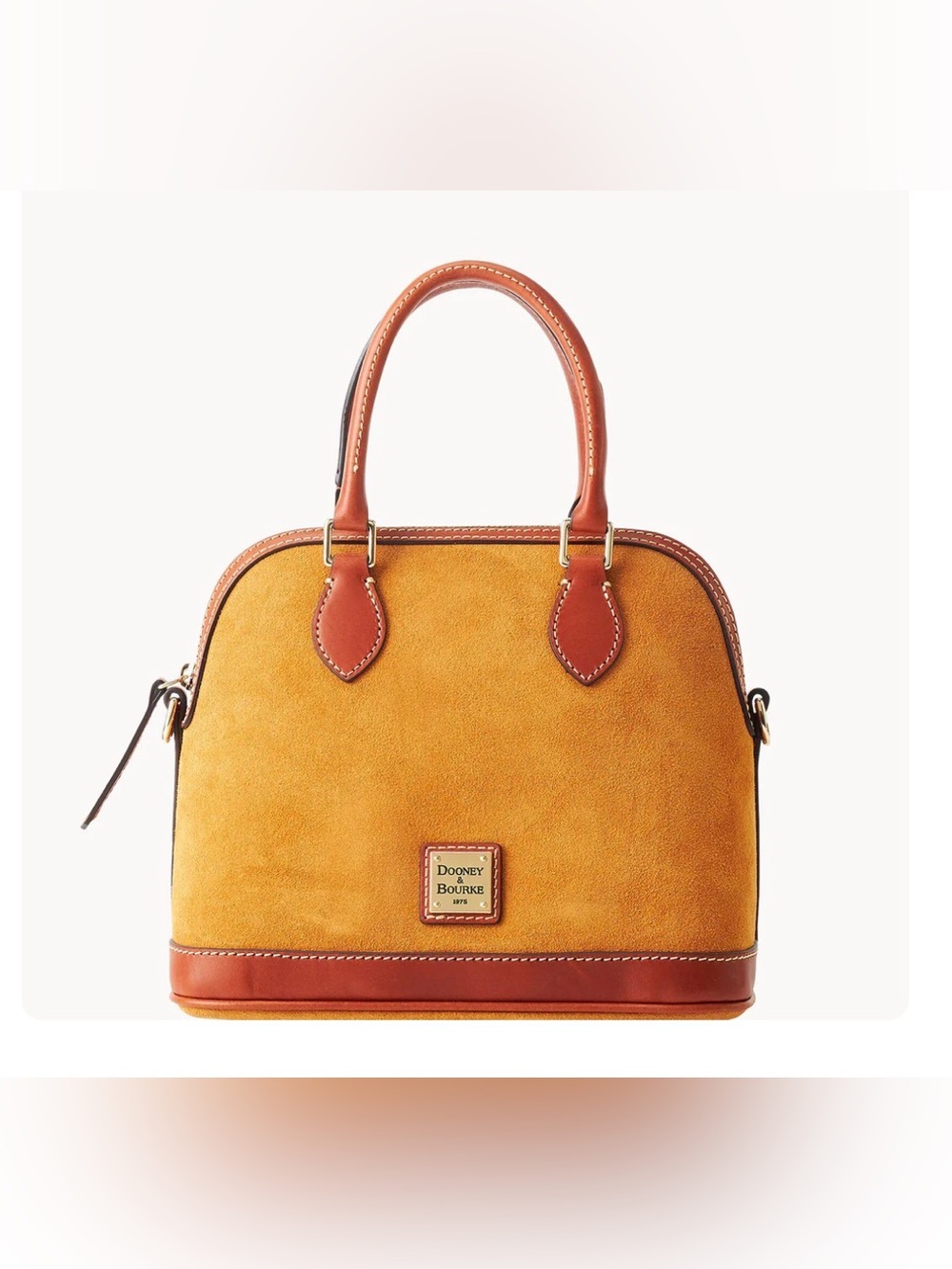 Dooney and Bourke suede satchel NWT
